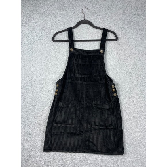 wild fable Dresses & Skirts - Wild Fable Black Black Corduroy Dress-Overalls Size S NWT